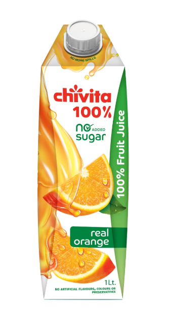 Chivita 100% Orange 1Ltr x 10